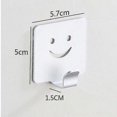 thumbnail image 4 of 4pcs Smiling Face Tless Hook Hook Key Hook Mobile Ph Hook Toilet Towel Hook Hook, 4 of 5