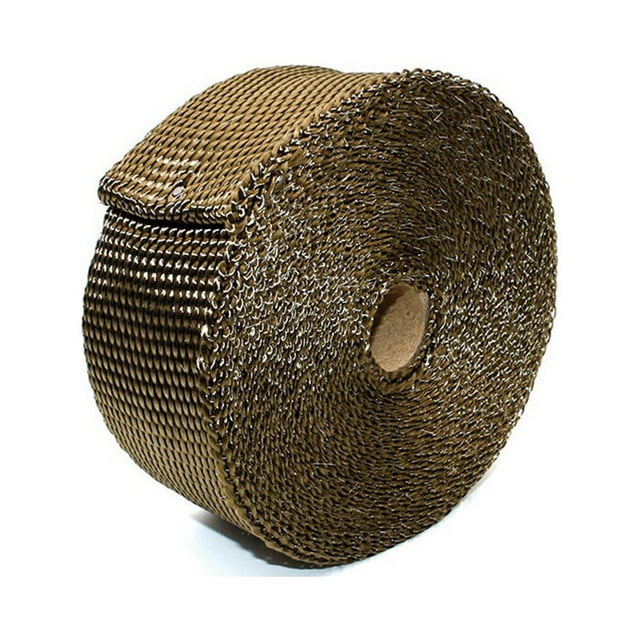 OULII Ruban d'Échappement pour Moto Fibre Café Prévient les Brûlures 1Pcs