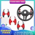 thumbnail image 2 of Car Steering Wheel Paddle for Mercedes-Benz SL R231 SLC R172 180 200 2017~2020 ABS Shifter Gear Shift Extension Part, 2 of 7