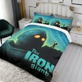 thumbnail image 3 of The Iron Giant Themed Bed Sheet Set Three Piece Set 53x79 In ches Comfortable And Skin Friendly Unique Design Creating A Star Studded Night Home Decor Gifts For Family Friends fans, 3 of 6
