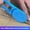 Blue, variant on 2 Pcs Professional Paperboard Perforation Cardboard Punch Tools,Manual Cardboard Box Modification Tools for Paperboard, Laminates