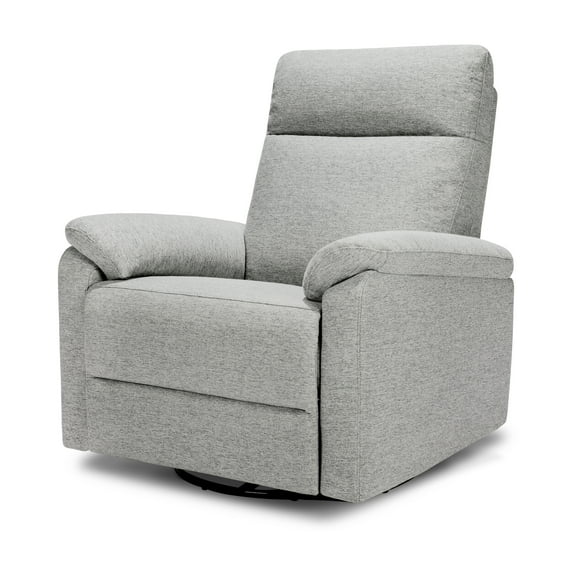 DaVinci Suzy Swivel Glider Recliner Chair, Frost Grey