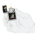 thumbnail image 5 of Zippo Cool Chick Design Satin Chrome Pocket Lighter, 5 of 6