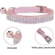 thumbnail image 4 of Rhinestones Cat Dog Collar Soft Velvet Safe Adjustable Collar Bling Diamante with Bells, 8-11 inch for Small Dogs and Cats (Red), 4 of 4