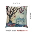 thumbnail image 4 of PIKWEEK Spring Summer Decorative Throw Pillow Covers  Set of 2, Rose Floral Flower Home Sweet Home Porch Patio Outdoor Pillowcase, Butterfly Bloom Gather Stay Awhile Cushion Case Home Decor White, 4 of 7