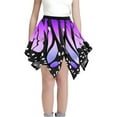 thumbnail image 1 of PMVFHDE Robe Imprimée pour Filles Jupe de Carnaval pour Enfants Robe Courte d'Ambiance Festive pour Filles et Tenue de Fête, Violet, 7-8, 1 of 4