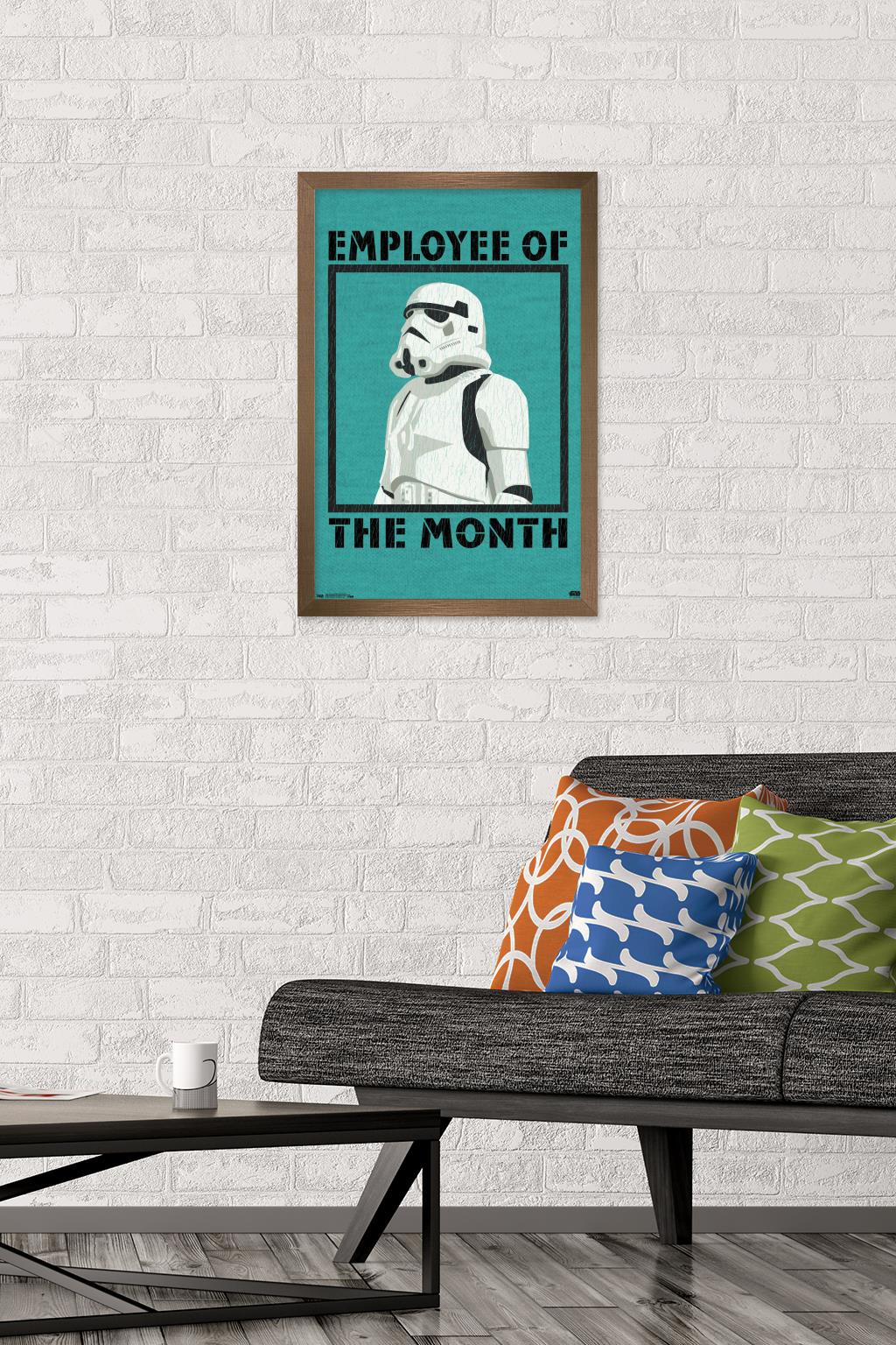 Star Wars: Saga - Employee Of The Month Wall Poster, 14.725" x 22.375", Framed