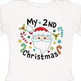 thumbnail image 4 of Inktastic My Second Christmas Santa with Candy Canes Boys or Girls Long Sleeve Baby Bodysuit, 4 of 5