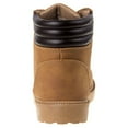 thumbnail image 5 of Rugged Bear Lace-Up Unisex Low Heel Little Kids Casual Boots - Tan, 11, 5 of 6