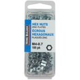 thumbnail image 1 of 100 Pack 4mm 8.8 Strength Zinc Plated Coarse Hex Nuts, 1 of 2