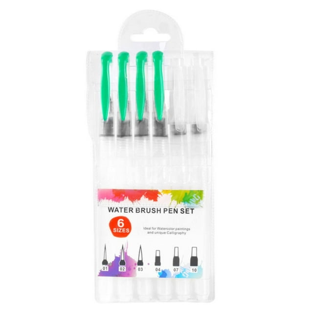 Clearance! beishanbush Pens Pen Set Solid Watercolor Paint Brush Water Injection Soft Brush. Painting Art for Beginners. Hand Painted Watercolor Pen One Size Green