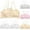 Pink 1PCS & Grey 1PCS & White 2PCS & Beige 1PCS, variant on Training Bras for Girls Seamless Cotton Sports Bra Non Removable Pads Ultra Breathable Soft