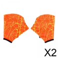 thumbnail image 1 of 2 Guantes De Natación Con Correa Para La Muñeca, Ajustable, Para Fitness Acuático, Buceo, De Mano, Naranja, L, 1 of 8