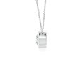 thumbnail image 2 of Angara Collier Diamant Naturel - Collier Solitaire Diamant Rond Serti de Lunettes en Or Blanc 14K pour Femmes, 2 of 10
