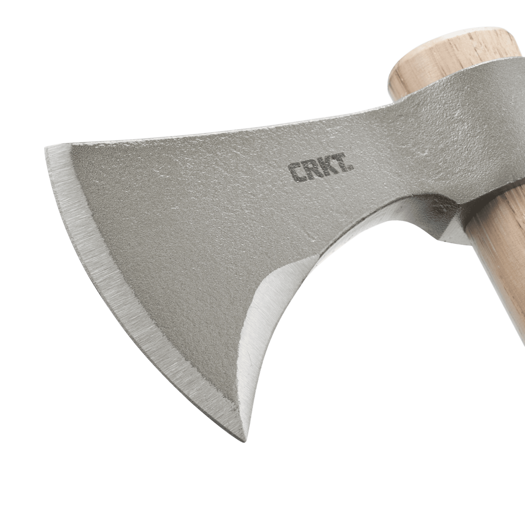 CRKT Woods Chogan T-Hawk Outdoor Survival Tomahawk: 1055 Carbon Steel Plain Edge Blade, Tennessee Hickory Handle, 2730