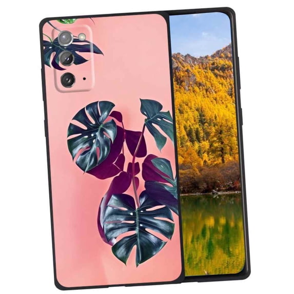 Compatible with Samsung Galaxy Note 20 5G Phone Case, monstera-plants3 Case Silicone Protective for Teen Girl Boy Case for Samsung Galaxy Note 20 5G