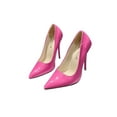 thumbnail image 3 of Gomelly Ladies Dress Shoes Pointed Toe Stiletto Heels Slip On Pumps Anti-Slip Pump Formal Work Pink 7, 3 of 7