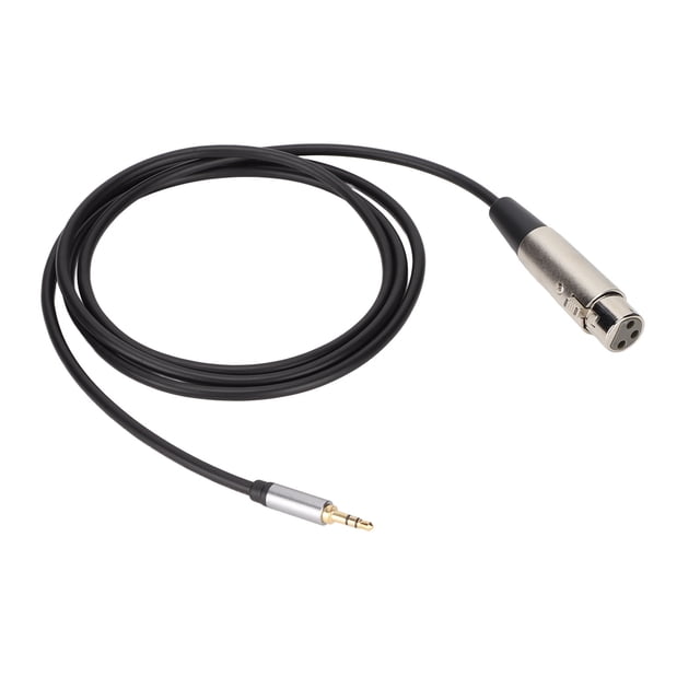 Cable adaptador XLR hembra a macho de 3,5 mm NikouMX Línea de sonido XLR