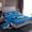 Blue White, variant on Homewish Kids Rugby Helmet Twin Sheet Sets,Football Sport Twin Fitted Sheet,Blue White Flat Sheet For Teens,Ultra Soft Home Decor,3pcs