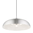 thumbnail image 4 of 49234-66 Livex Lighting Amador - 3 Light Large Pendant In Transitional Style-15.75 Inches Tall and 23.75 Inches Wide-Brushed Aluminum/Polished Chrome, 4 of 12