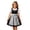 00-Grey267, variant on Lullu Girls Oktoberfest Party Midi Bavarian Dirndl Dress with Apron, Black, Sizes 3-12
