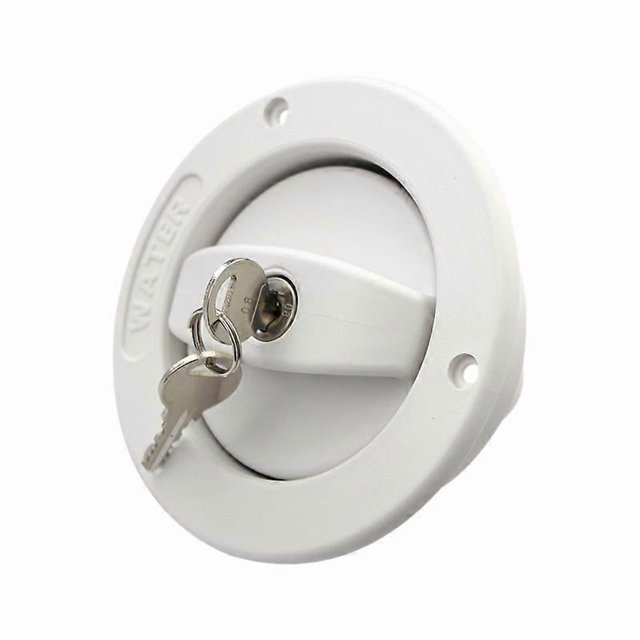 Caravan Accessories RV Modified Water Inlet with Lock Key Water Tank Inlet Hatch Trailer RV Lock Door