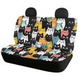 thumbnail image 2 of Uourmeti Cats Car Seat Covers 3 Pack Car Seat Covers Full Set Interior Accessories Suitable for Sedans Truck, 2 of 10