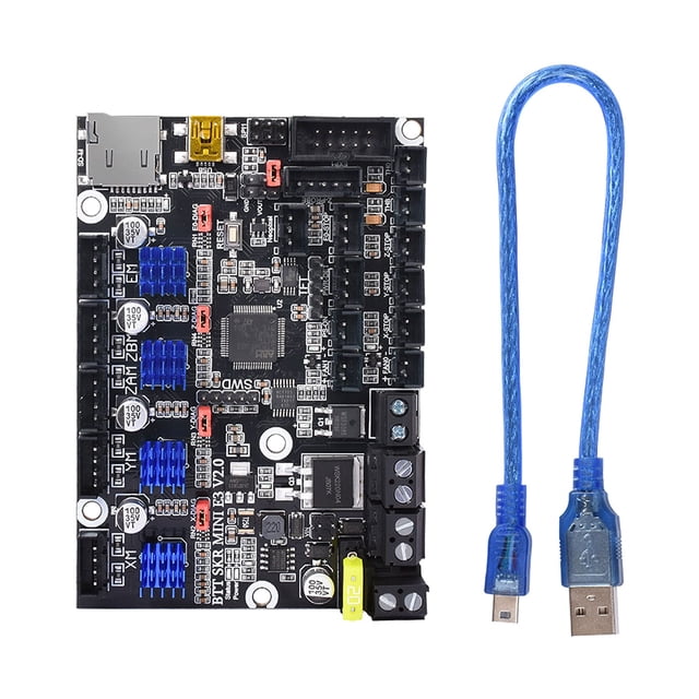 BIGTREETECH SKR Mini E3 V2.0 Tablero de control de 32 bits con controlador UART TMC2209 Nueva actualización Piezas de impresora 3D Placa base para impresora 3D Ender 3 V2 Ender3 Pro Ender-3 Series