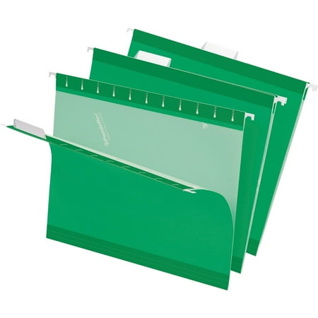 UPC: 0078787425255 | Pendaflex  PFX415215BGR  Reinforced Hanging Folders  25 / Box  Bright Green