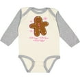 thumbnail image 3 of Inktastic Sugar & Spice Gingerbread Girls Long Sleeve Baby Bodysuit, 3 of 5