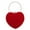 Red, variant on Party Clutch Purse Cute Heart Shaped Women Handbag Evening Bags