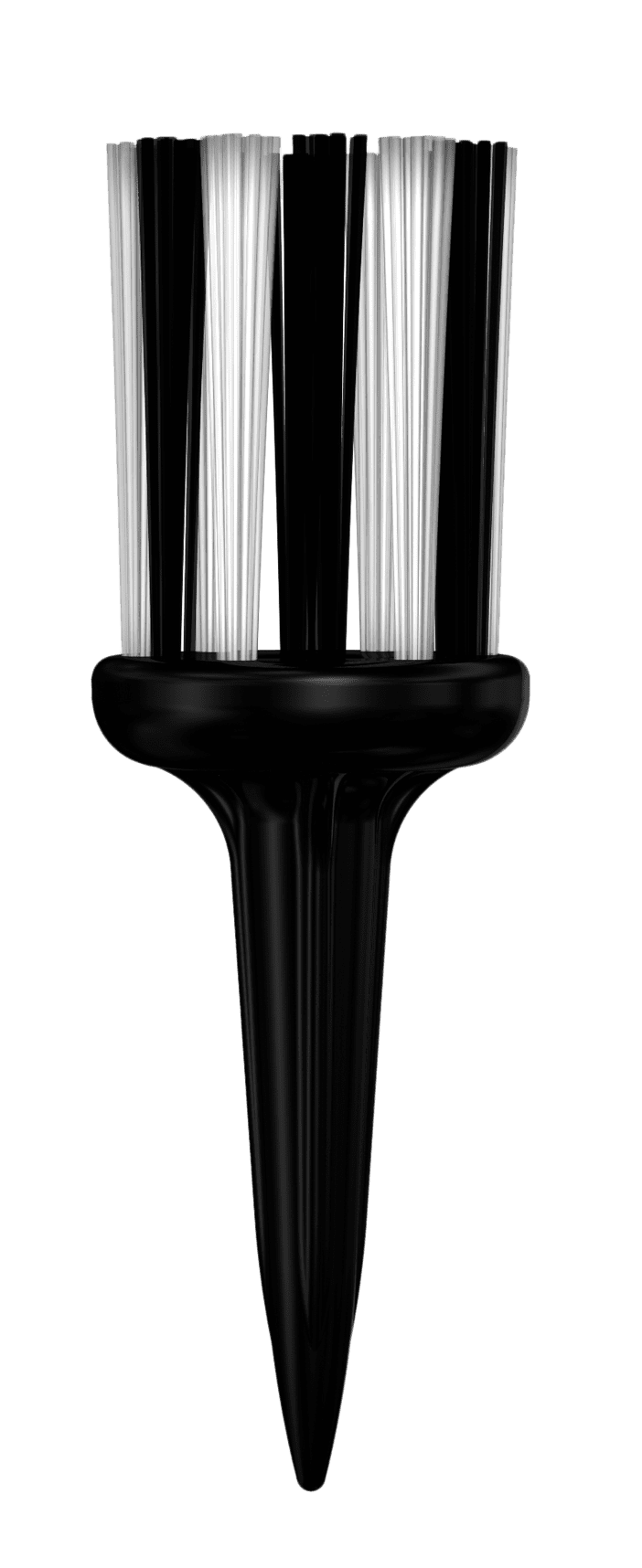 Brush T Pack Of 3 Black Driver 2 2 Golf Tees Low Friction More 