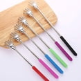 thumbnail image 3 of Adjustable Length Stainless Steel Telescopic Back Scratcher for Itch Relief, 3 of 6