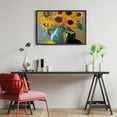 thumbnail image 5 of FUMJ Van Gogh Sunflower Black Cat Wooden Jigsaw Puzzle Challenging Difficult Wood Puzzles for Adults 1000 PCS, 5 of 6