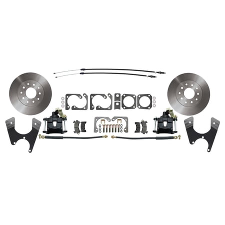 Speedway Rear Disc Brake Standard Kit 1967 Camaro Black