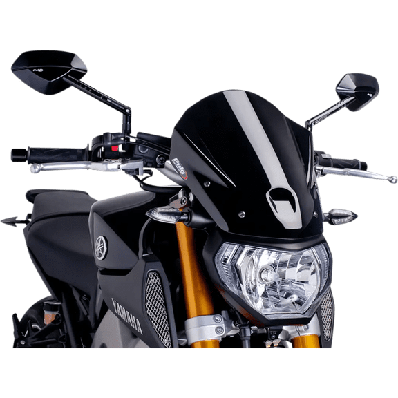 Puig New Generation Touring Windscreen | Black (6861N)
