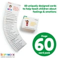 thumbnail image 2 of Feeling Flash Cards - 60 Unique Feeling Cards For Kids - Learn Emotions & Feelings Flashcards, 2 of 5