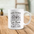 thumbnail image 3 of Friends Coffee Mugs, Good Friends Are Like Stars Coffee Mug Ceramic, Christmas Birthday Gifts For Women Friends, Friendship Gift For Female Mug Cup Tea Cup 11oz, 3 of 4
