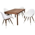 thumbnail image 4 of Amazonia Eucalyptus Wood Dining Set with 4 Chamonix Chairs, 4 of 7
