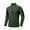 3Army Green, variant on Men's Half Zip Pullover Sweater Performance Short and Long Sleeve Golf Collared T-Shirt for Outdoor Hiking,Color:Army Green,Size:XL