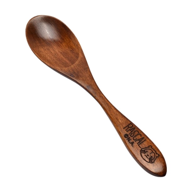 Household wooden spoon, creative wooden tableware eating spoon