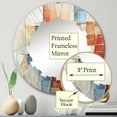 thumbnail image 3 of DESIGN ART Designart "Cubism Fragmented Perspectives IV" Abstract Modern Wall Mirror 24in.x24in., 3 of 4