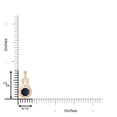 thumbnail image 4 of ANGARA Natural 1 Ct Round Sapphire Solitaire Infinity Knot Pendant in 14K Rose Gold for Women (Size-6mm) | September Birthstone, Anniversary, Jewelry Gift for Women | Natural Blue Sapphire Necklace, 4 of 9