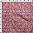 thumbnail image 4 of oneOone Rayon Pink Fabric Abstract Floral Sewing Craft Projects Fabric Prints By Yard 56 Inch Wide-1ra, 4 of 5