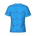 thumbnail image 6 of Vsdgher Party Shark Cute Print Men's Dry Fit Mesh Athletic Shirts Moisture Wicking Tennis T-Shirt Tops, 6 of 9