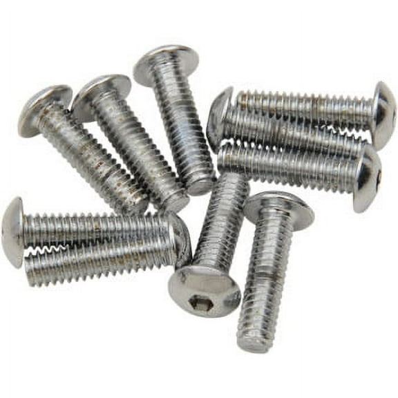 Drag Specialties DS-190823 Button-Head Bolts - 8-32 x 5/8in.