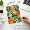 thumbnail image 5 of FMSHPON Orange Fruit Clipboard Hardboard Wood Nursing Clip Board and Pull for Standard A4 Letter 13x9 inches, 5 of 7
