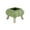 #283-Green, variant on Cheapark Glass Elevated Pet Bowl - Four-Legged Cervical-Support Cat Bowl - Easy-Clean Non-Spill Feeding Dish for Indoor Use