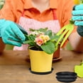 thumbnail image 7 of 20 Pack Black Plant Saucers – 6, 8, 10, 12 Inch Plastic Trays for Pots, Indoor & Outdoor Drip Trays for Water Drainage & Floor Protection, 7 of 7