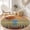 Color 7, variant on SPXUBZ Velvet Round Area Rug Beautiful Sea Beach Path Flower Circular Floor Mat Soft Non-Slip Ocean Coastal Carpet for Living Room Bedroom Throw Rug
